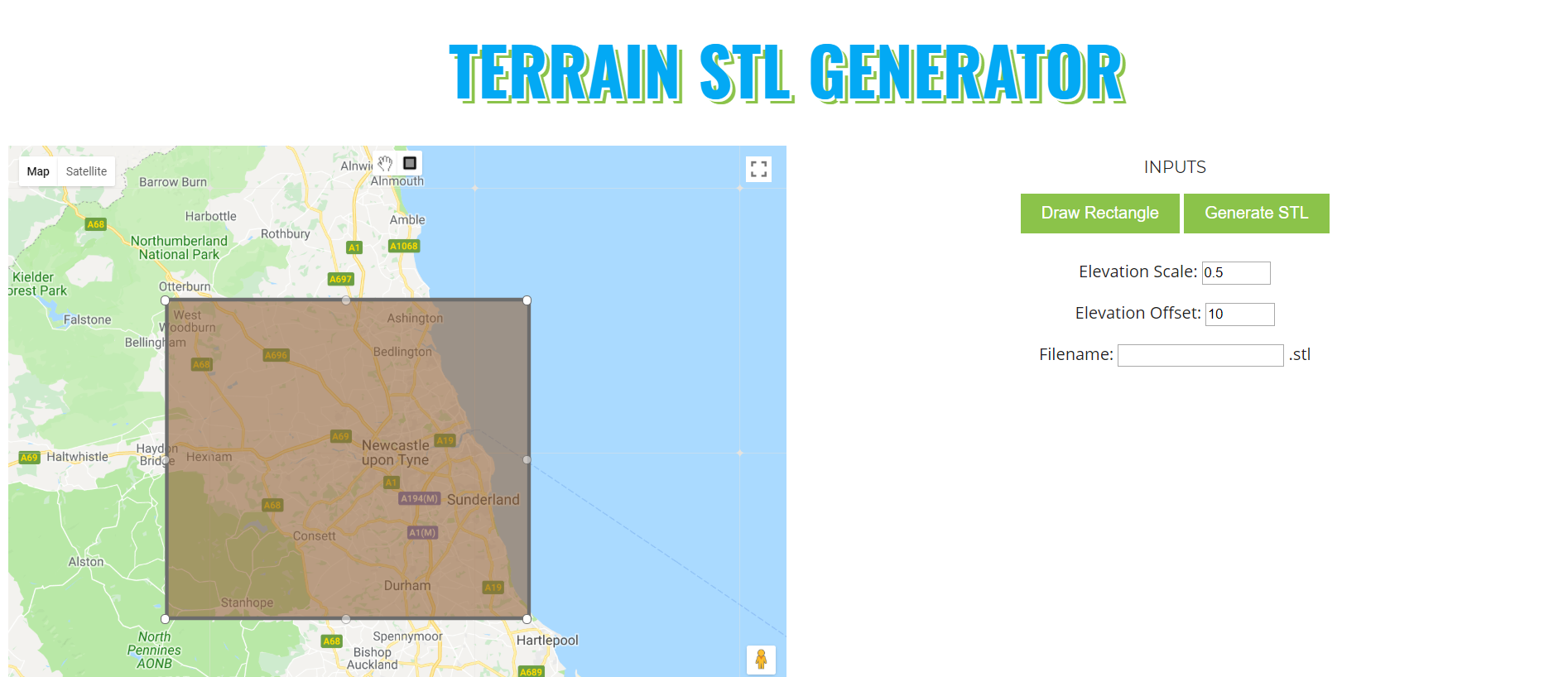 Terrain Generator UI